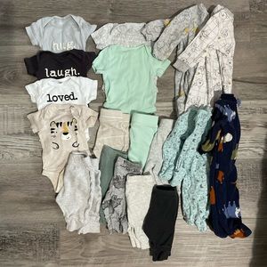 Newborn Boys Clothing Lot